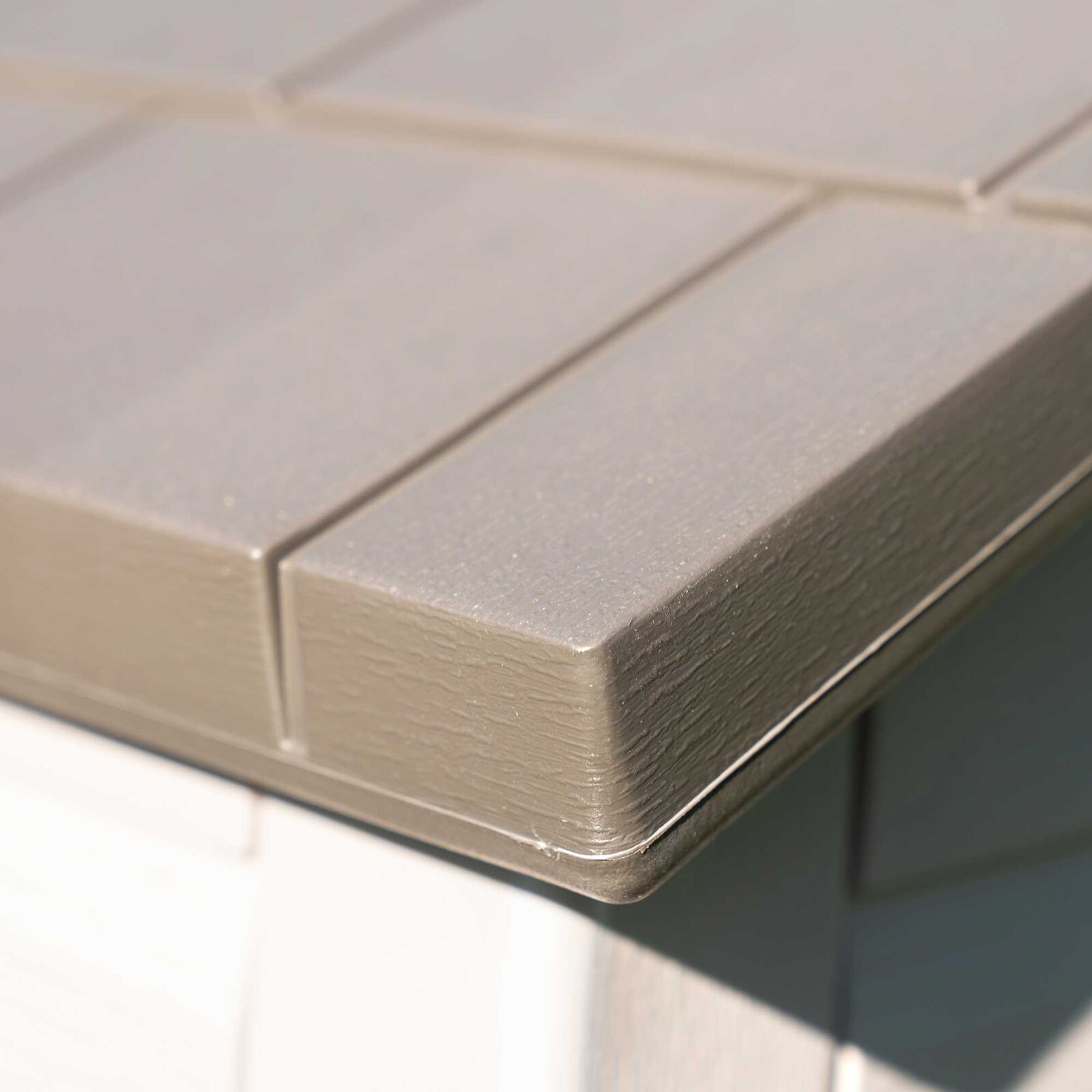 Side 10 ft. W x 8 ft. D Plastic Storage Shed