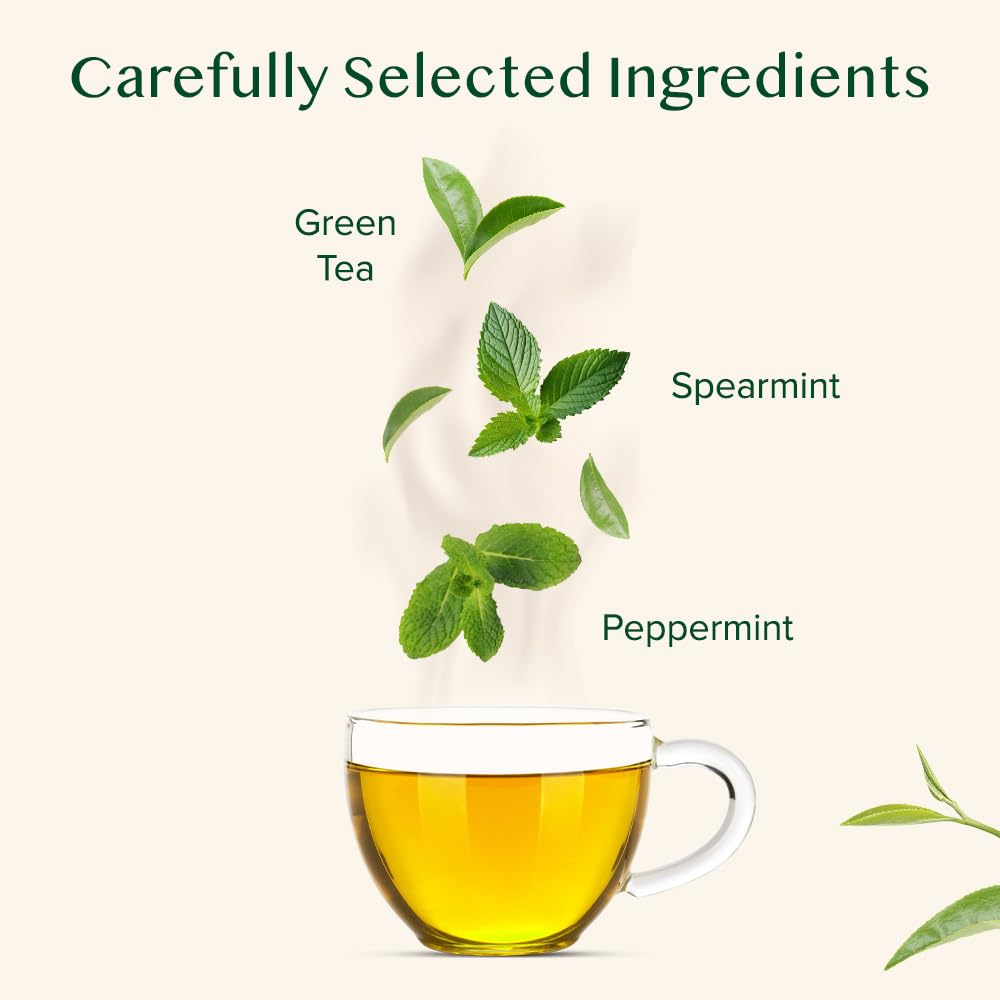 VAHDAM, Organic Turmeric Ginger Herbal Tea Bags (100 Pyramid Tea Bags) Caffeine Free, Non GMO, Gluten Free | 100% Pure Herbal Blend - Savory & Spicy | Plant-Based Tea Bags | Resealable Ziplock Pouch