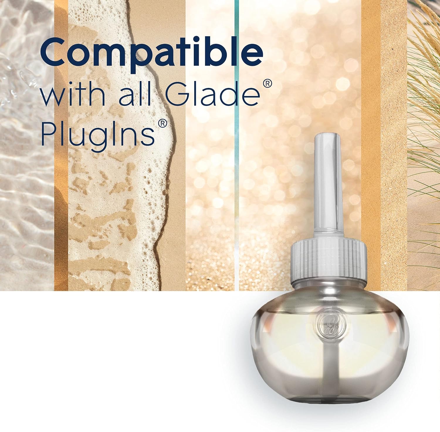 Glade PlugIns Refills Air Freshener, Scented and Essential Oils for Home and Bathroom, Apple Cinnamon, 3.35 Fl Oz, 5 Count