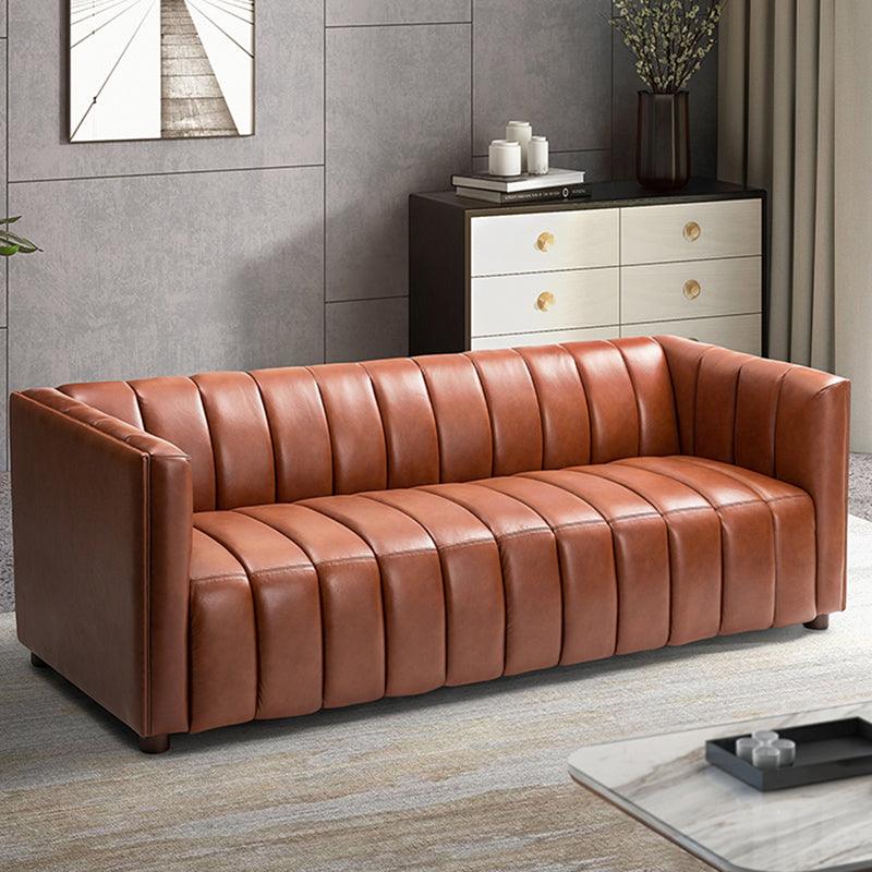 Rowan Genuine Leather Vinyl Office Sofa -83