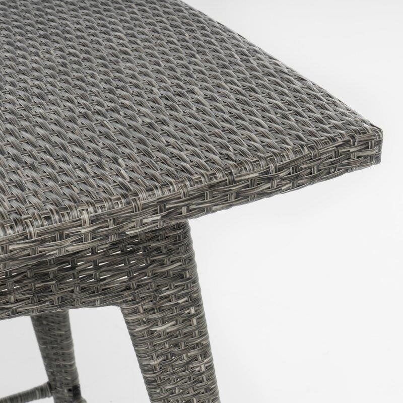 Billie-Anne Square 4 - Person 32.5'' Long Bar Height Dining Set with Cushions