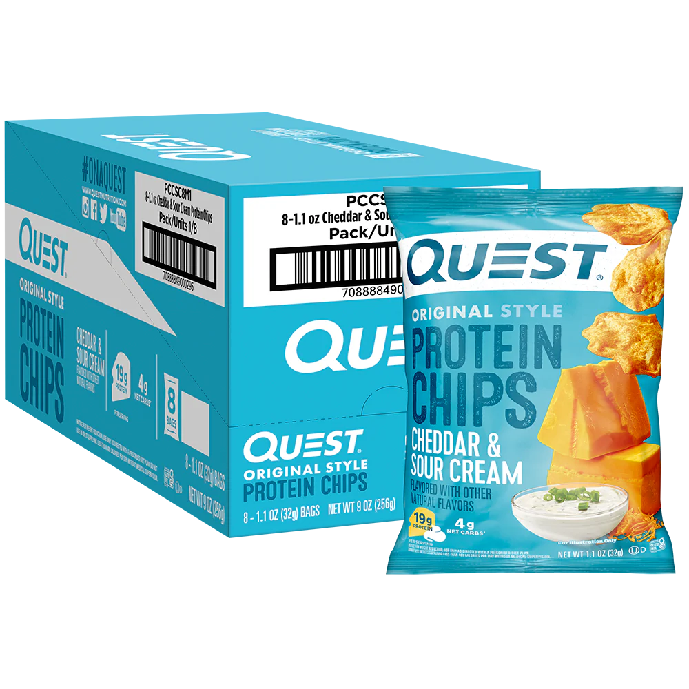 Cheddar & Sour Cream Original Style Protein Chips