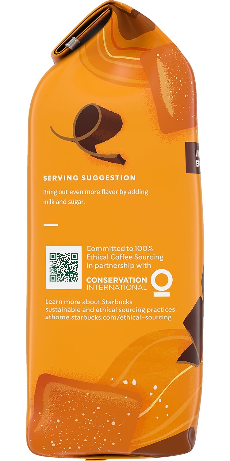 Starbucks Ground Coffee, Medium Roast Coffee, Pike Place Roast, 100% Arabica, 1 Bag (28 Oz)