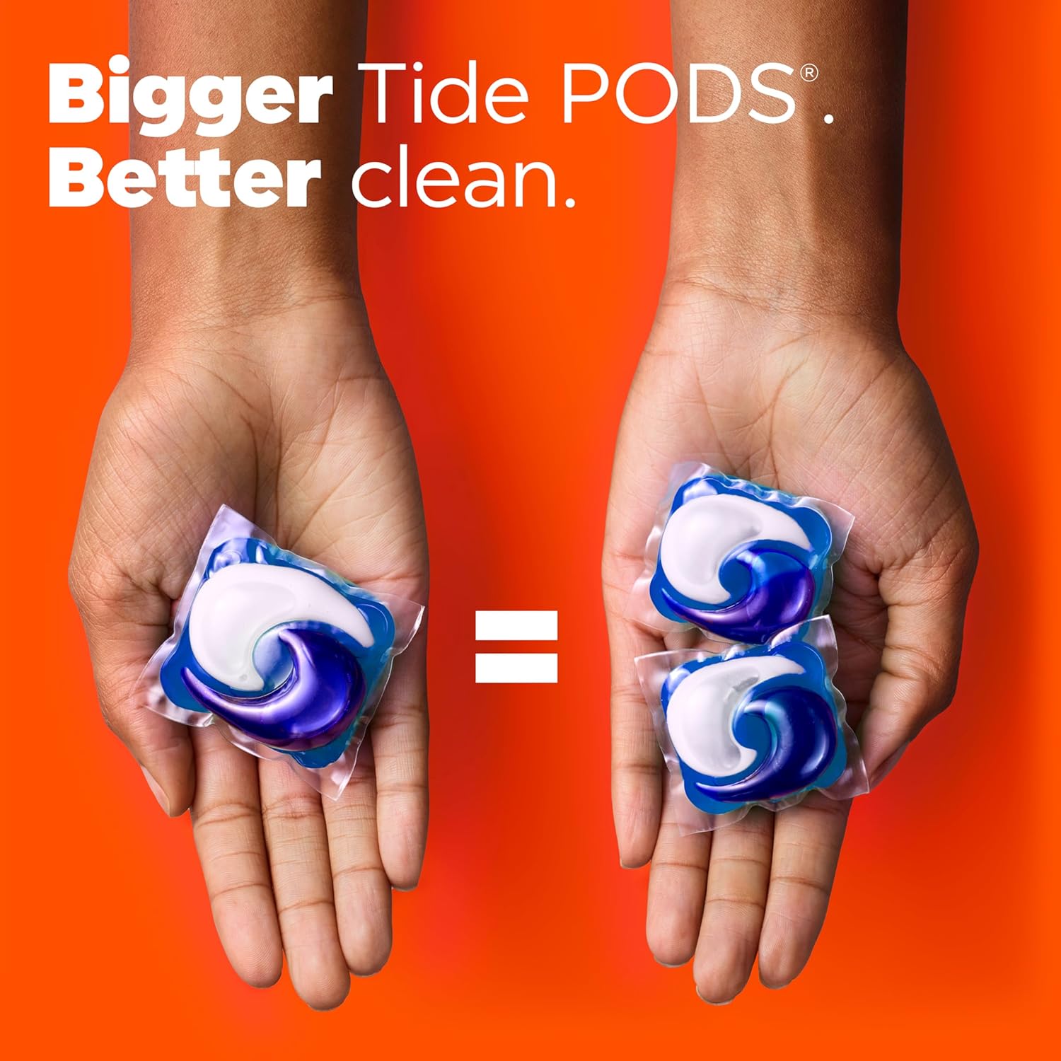 Tide Ultra OXI Power PODS with Odor Eliminators Laundry Detergent Pacs 45 Count For Visible and Invisible Dirt