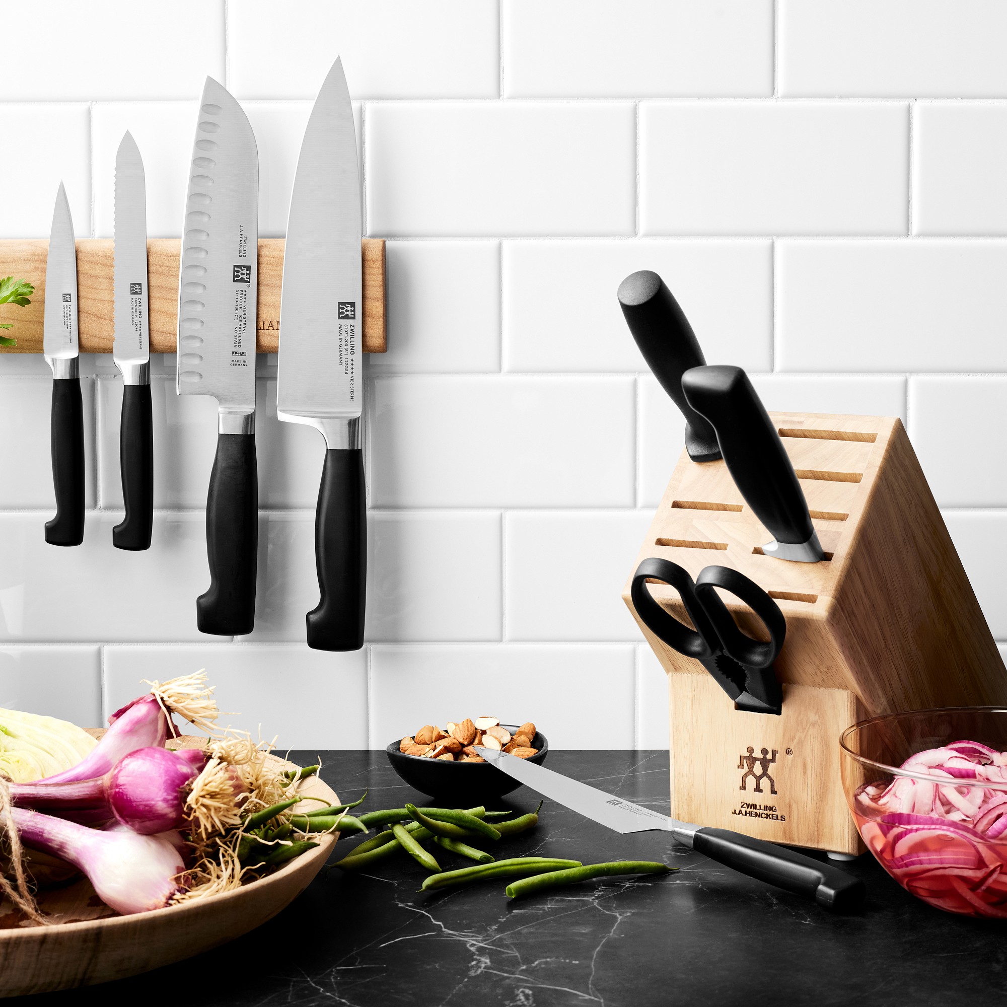 Zwilling Four Star Eco Knife Block, Set of 8