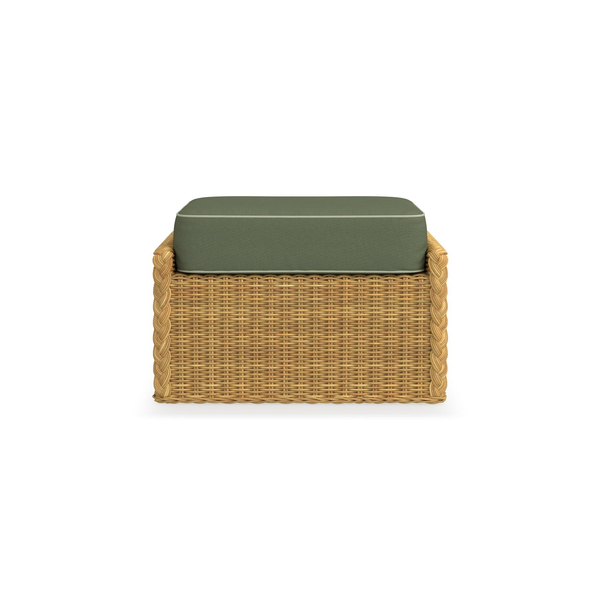 AERIN East Hampton Outdoor Coffee Table Ottoman Cushions