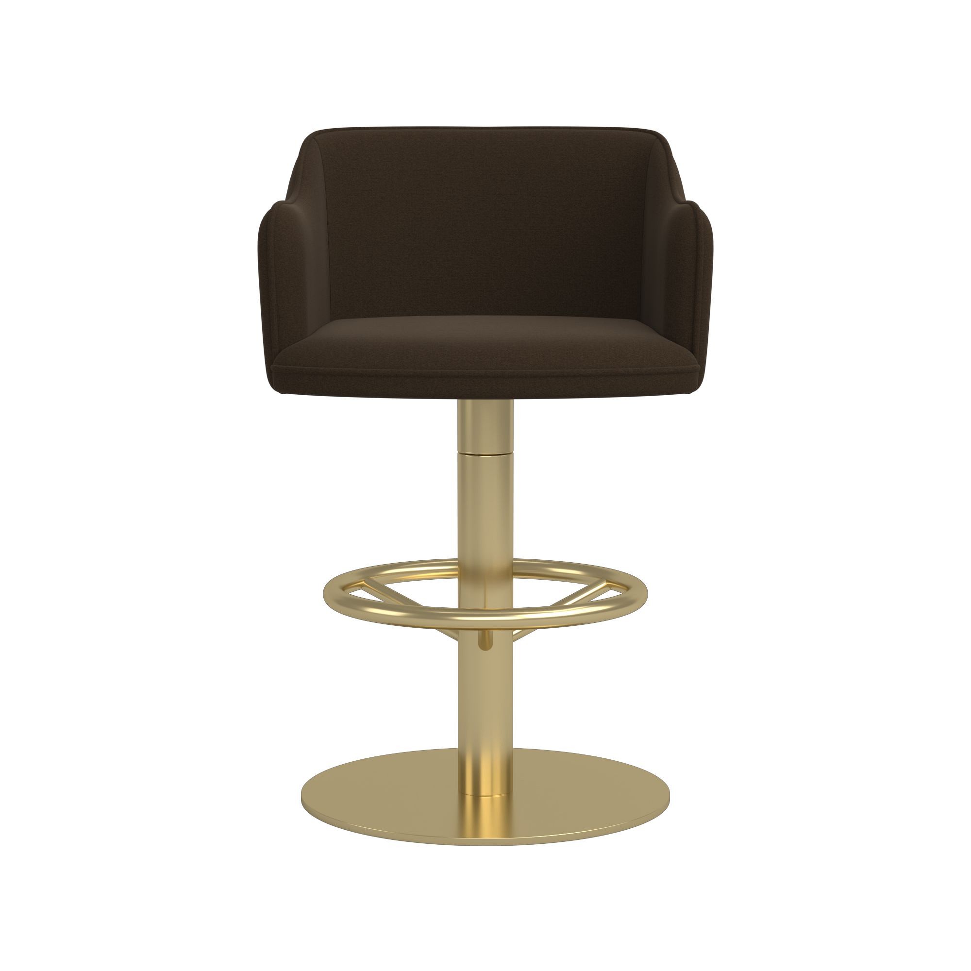 Harding Upholstered Pedestal Counter  & Bar Stool