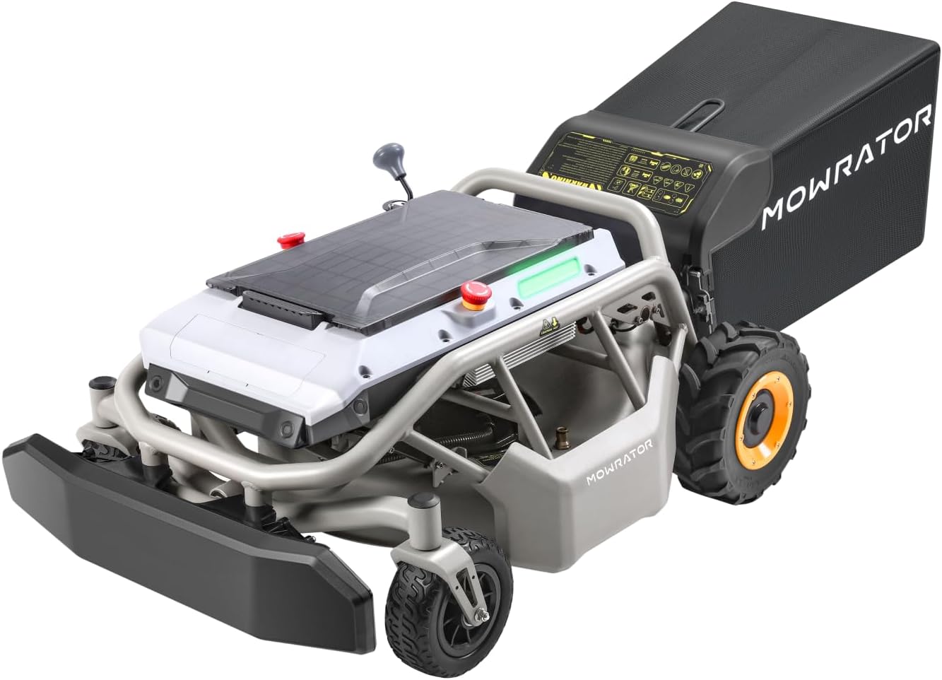 Remote Control Lawn Mower S1 2WD 56V18Ah, Multi-Functions RC Lawn Mower with 1.8-4.6 Inch Cutting Height 21 Inch Real Blade for Mowing 1.12 Acres