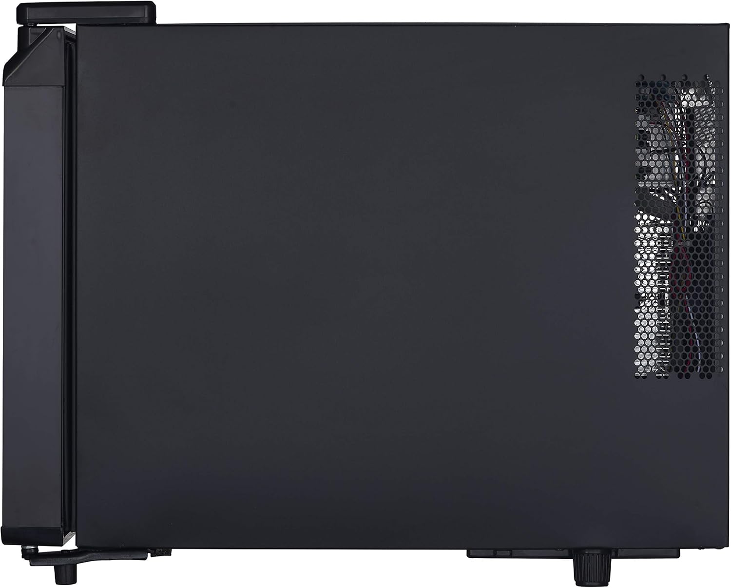 BLACK+DECKER Wine Fridge 12 Bottles, Thermoelectric Wine Cooler Refrigerator with Mirrored Front, Freestanding 12 Bottle Wine Fridge, BD60336