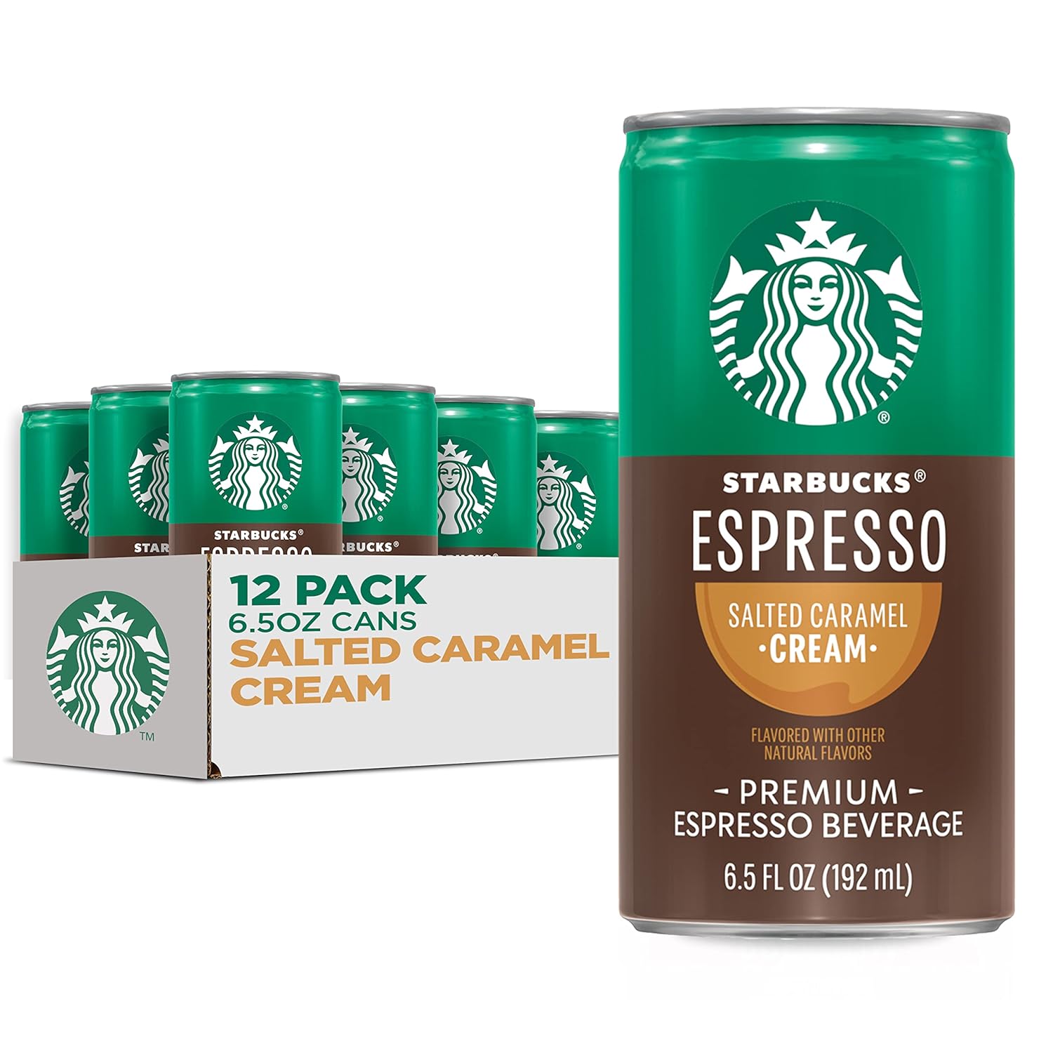 Starbucks - RTD Coffee Espresso And Cream, 6.5oz Cans (12 Pack) (Packaging May Vary)