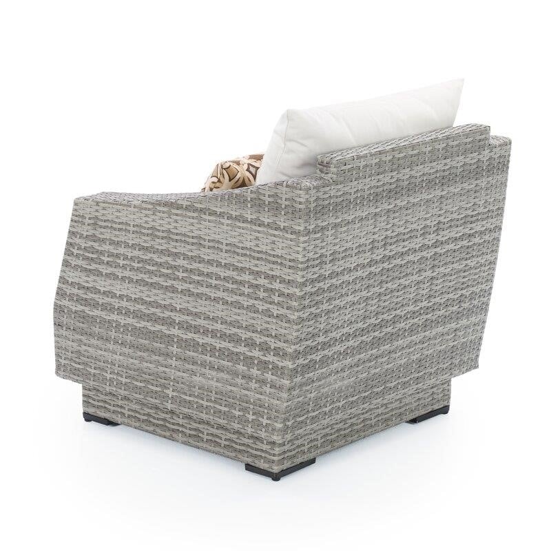 Castelli Wicker/Rattan 2 - Person Seating Group with Cushions