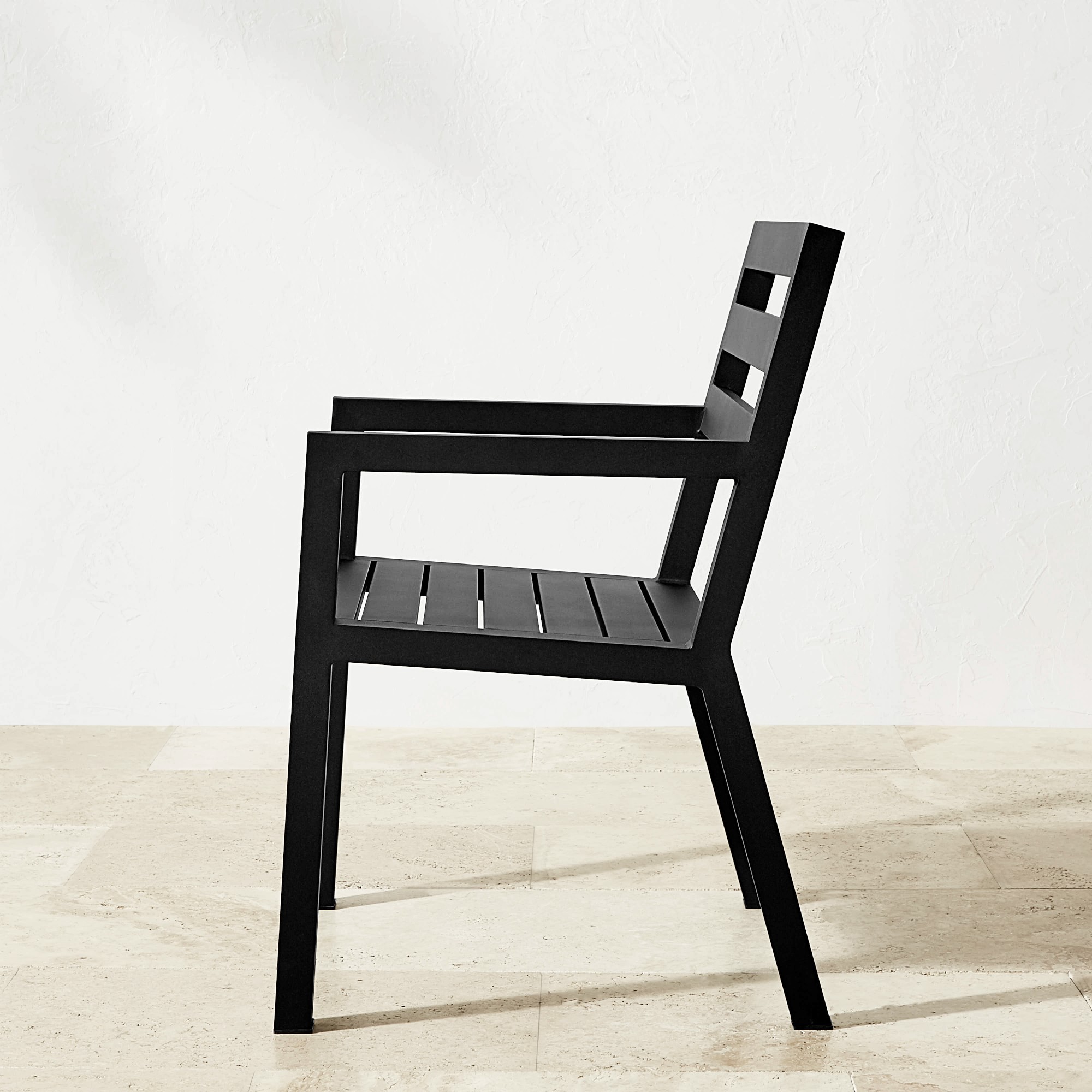 Ojai Outdoor Metal Dining Arm Chair