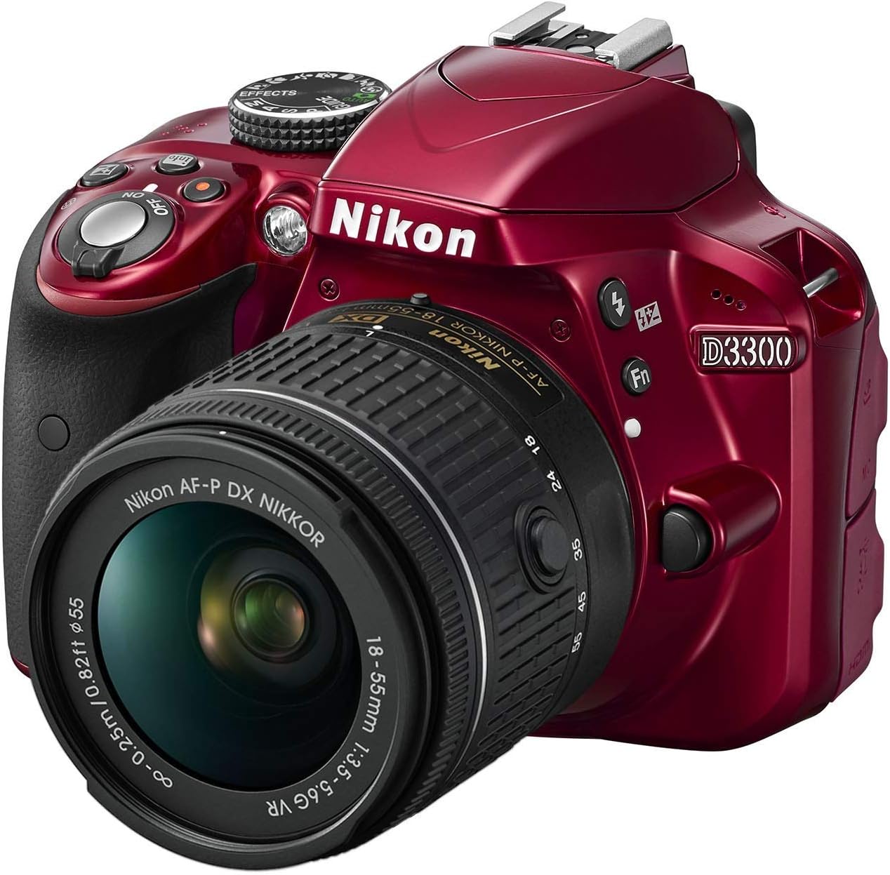 Nikon D3300 24.2 MP CMOS Digital SLR with Auto Focus-S DX Nikkor 18-55mm f/3.5-5.6G VR II Zoom Lens (Black)