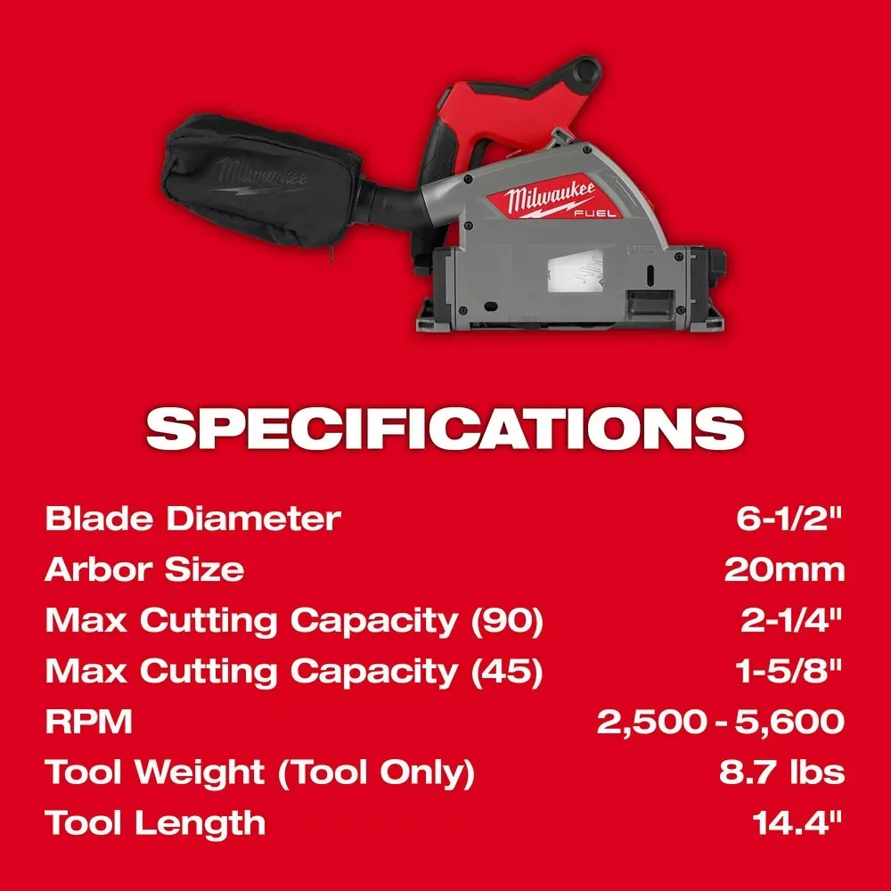 Milwaukee 2831-21 M18 FUEL 18V 6-1/2