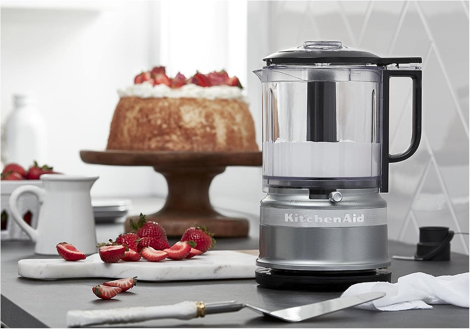 KitchenAid 5 Cup Food Chopper - KFC0516, Empire Red