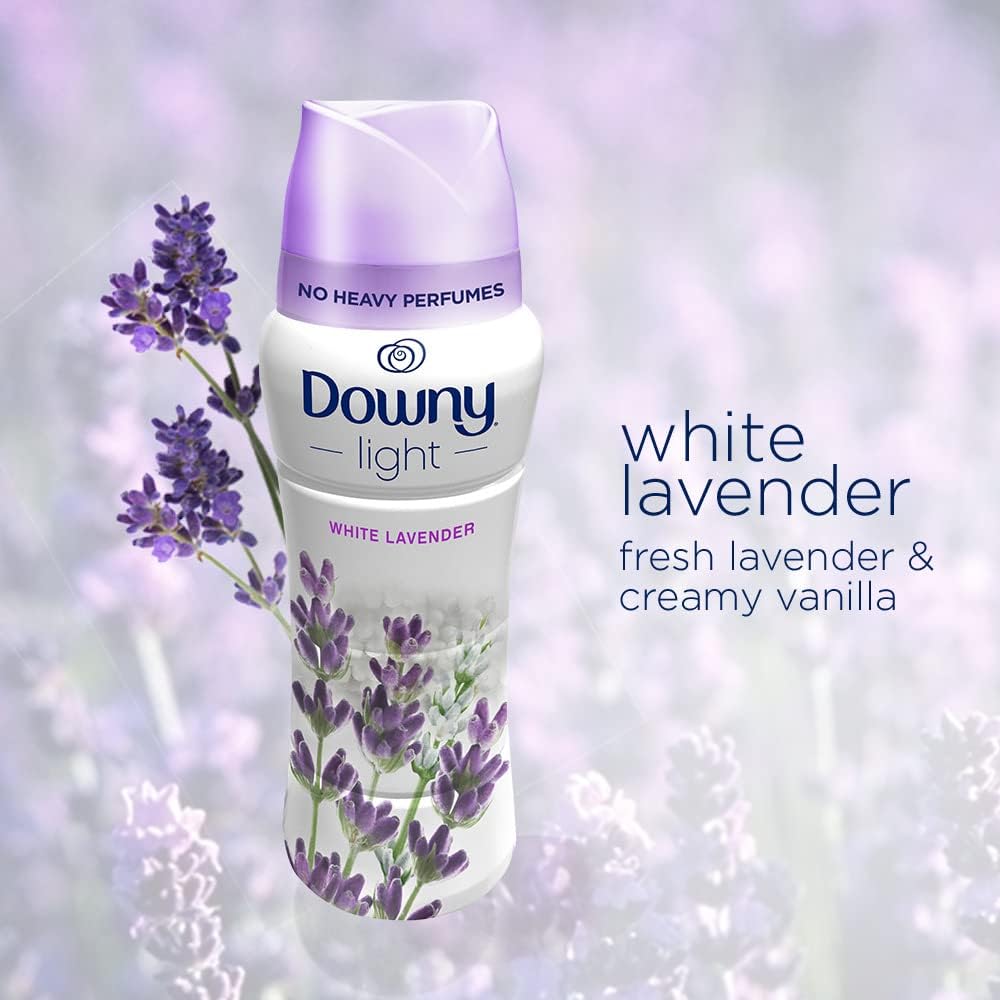 Downy Light In Wash Scent Booster Beads, Ocean Mist Scent, 24 oz, Downy Scent Booster Beads, Laundry Beads, No Heavy Perfumes