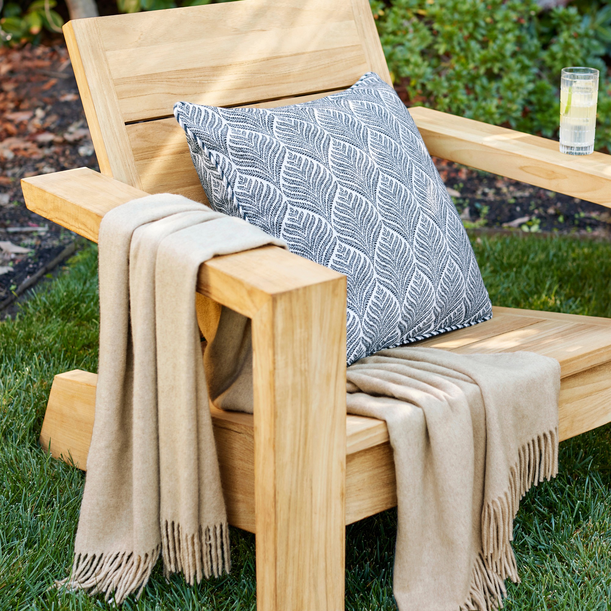 European Solid Cashmere Throw