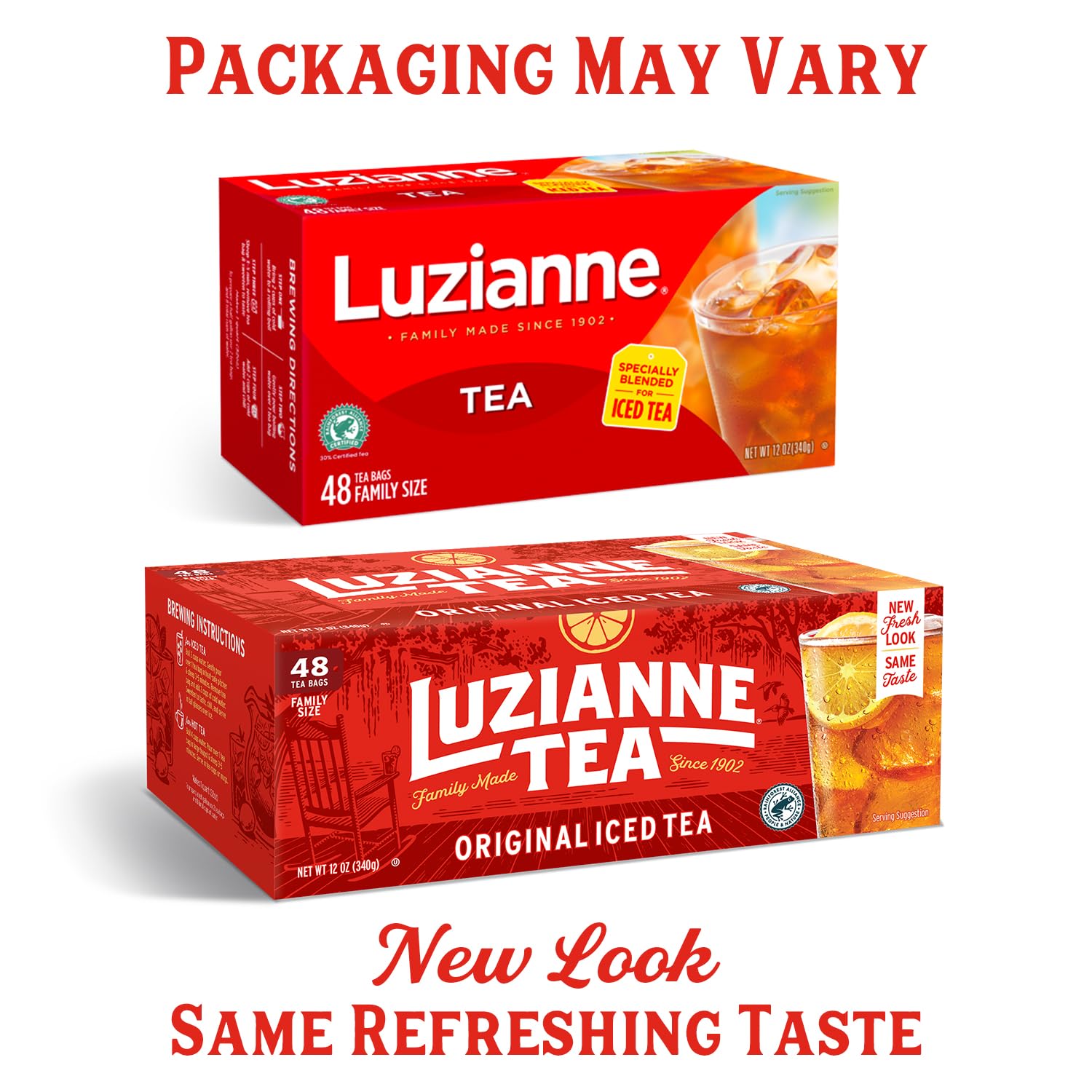 Luzianne Unsweetened Iced Tea Bags, Gallon Size, 24ct Box (Pack of 1)