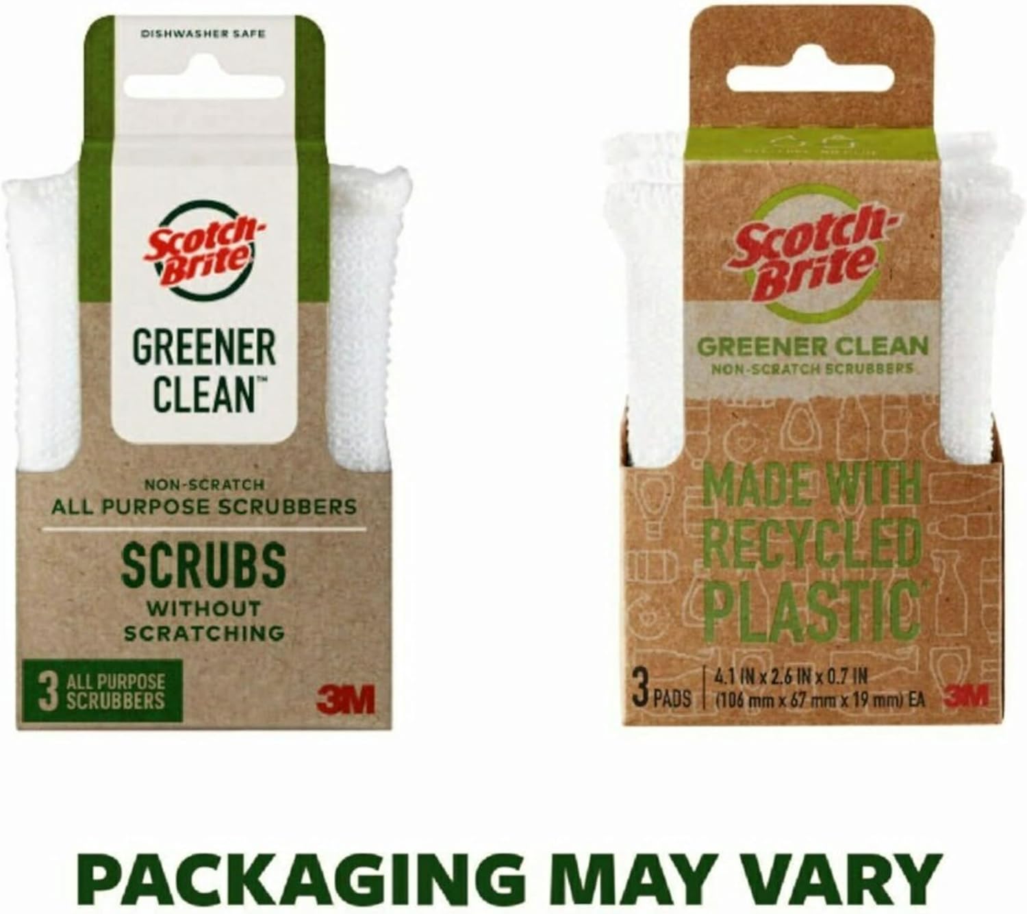 Scotch-Brite Dobie Pads, Dobie Sponge for All Purpose Cleaning of Kitchen, Bathroom, and Household, Non Scratch Dobie Cleaning Pads Safe for Non-Stick Cookware, 12 Dobie Pads