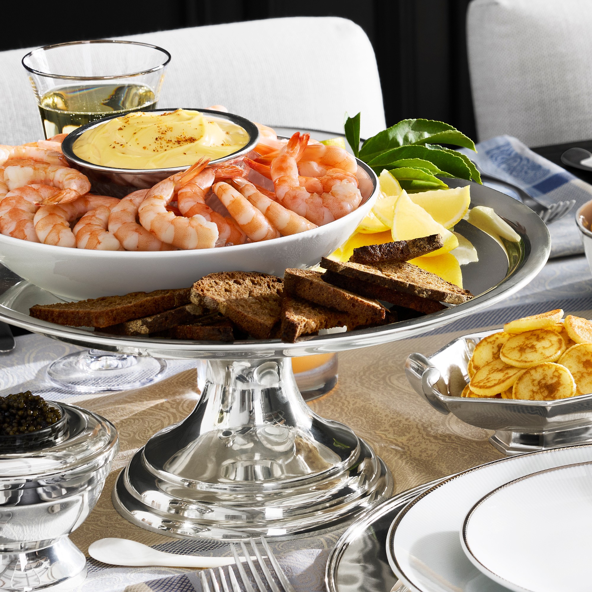 Heirloom Silver Caviar Bowl