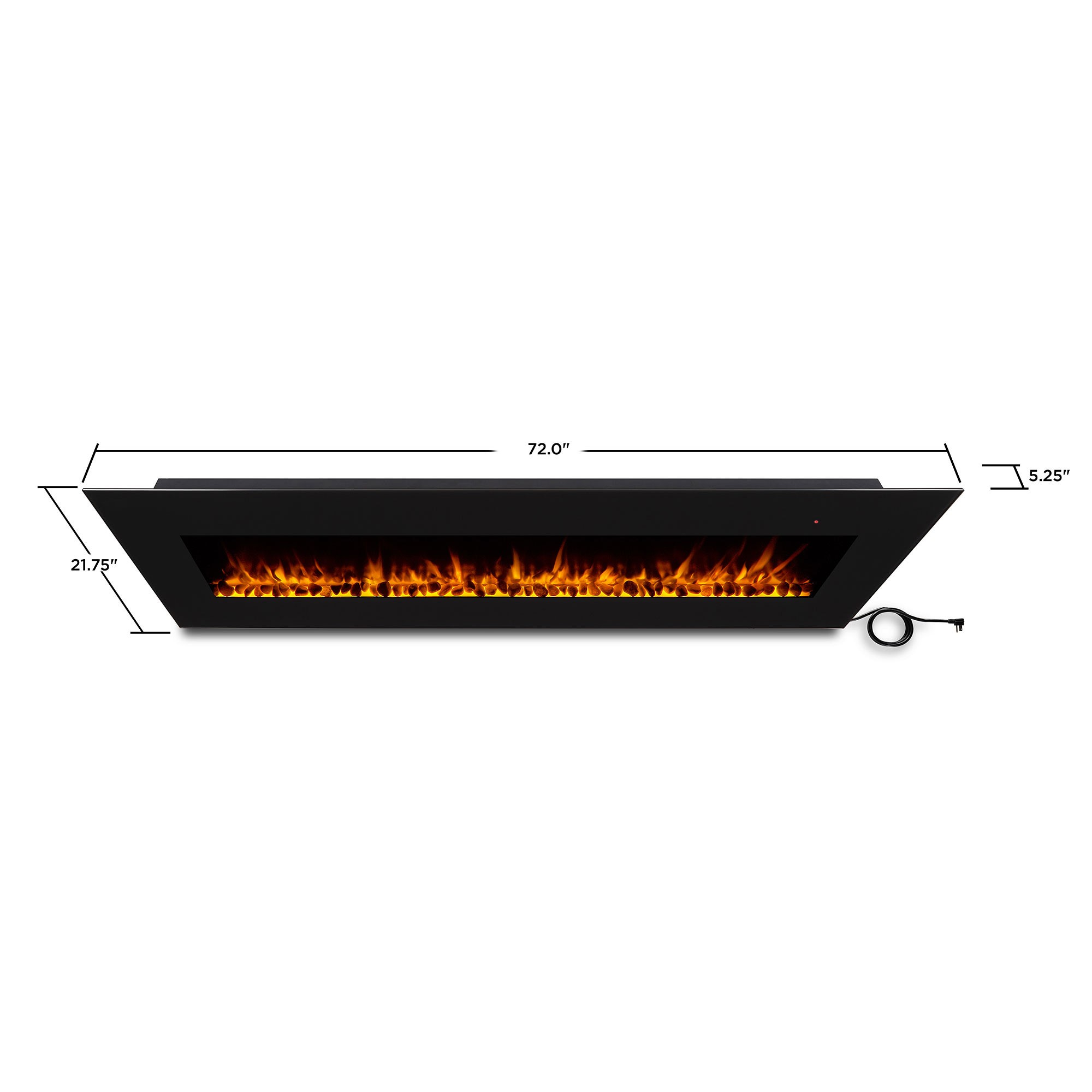 Faroe Wall Hung Electric Fire Place (40