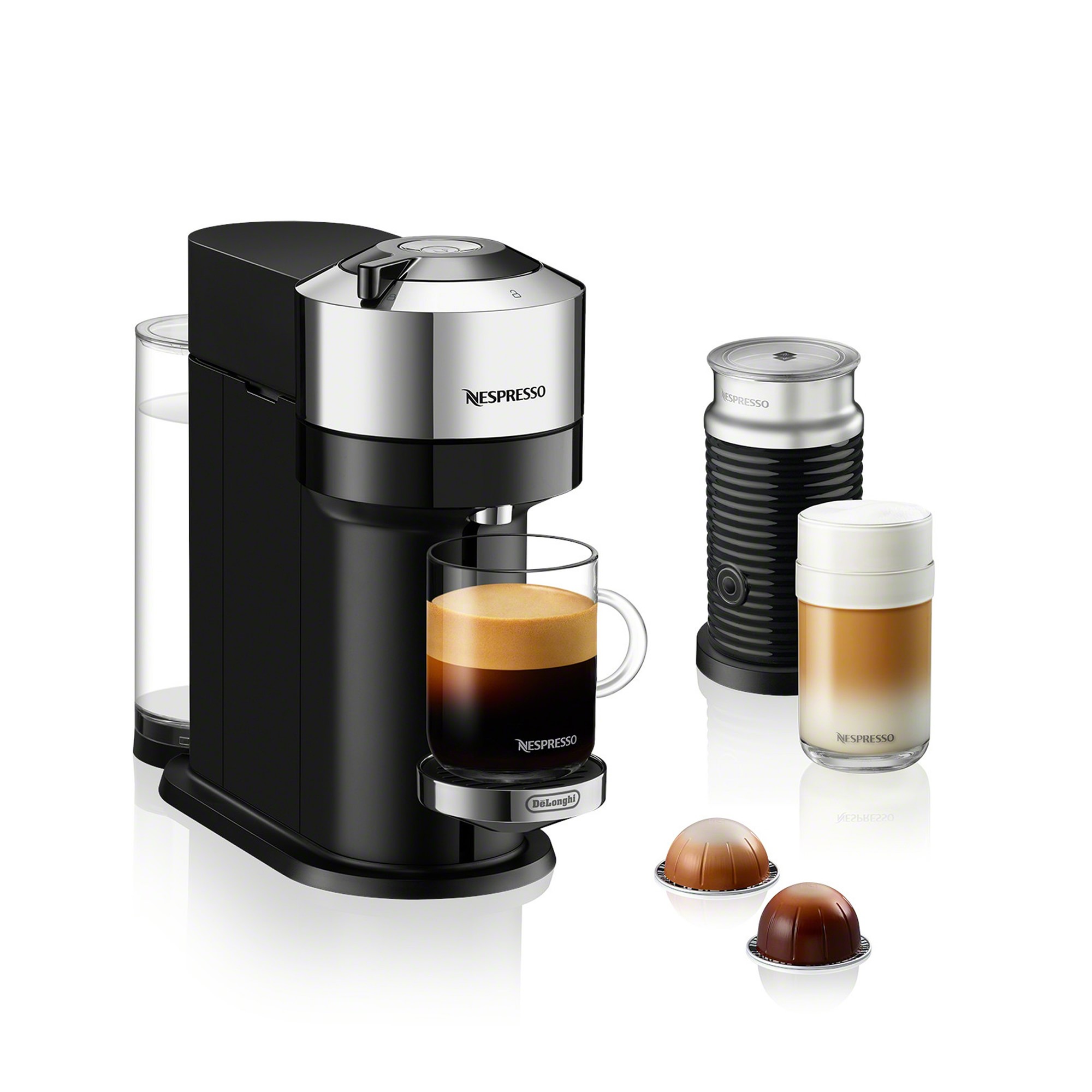 Nespresso Vertuo Next Deluxe with Aeroccino by De'Longhi