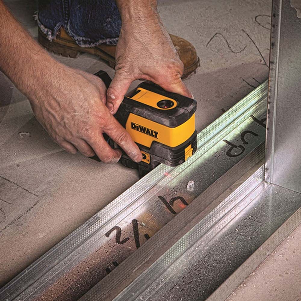 DEWALT Cross Line Laser Level with Plumb Red Beam DW0822-XJ