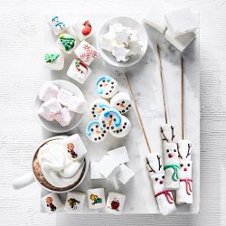 Williams Sonoma Marshmallow Reindeer on Sticks, Set of 4