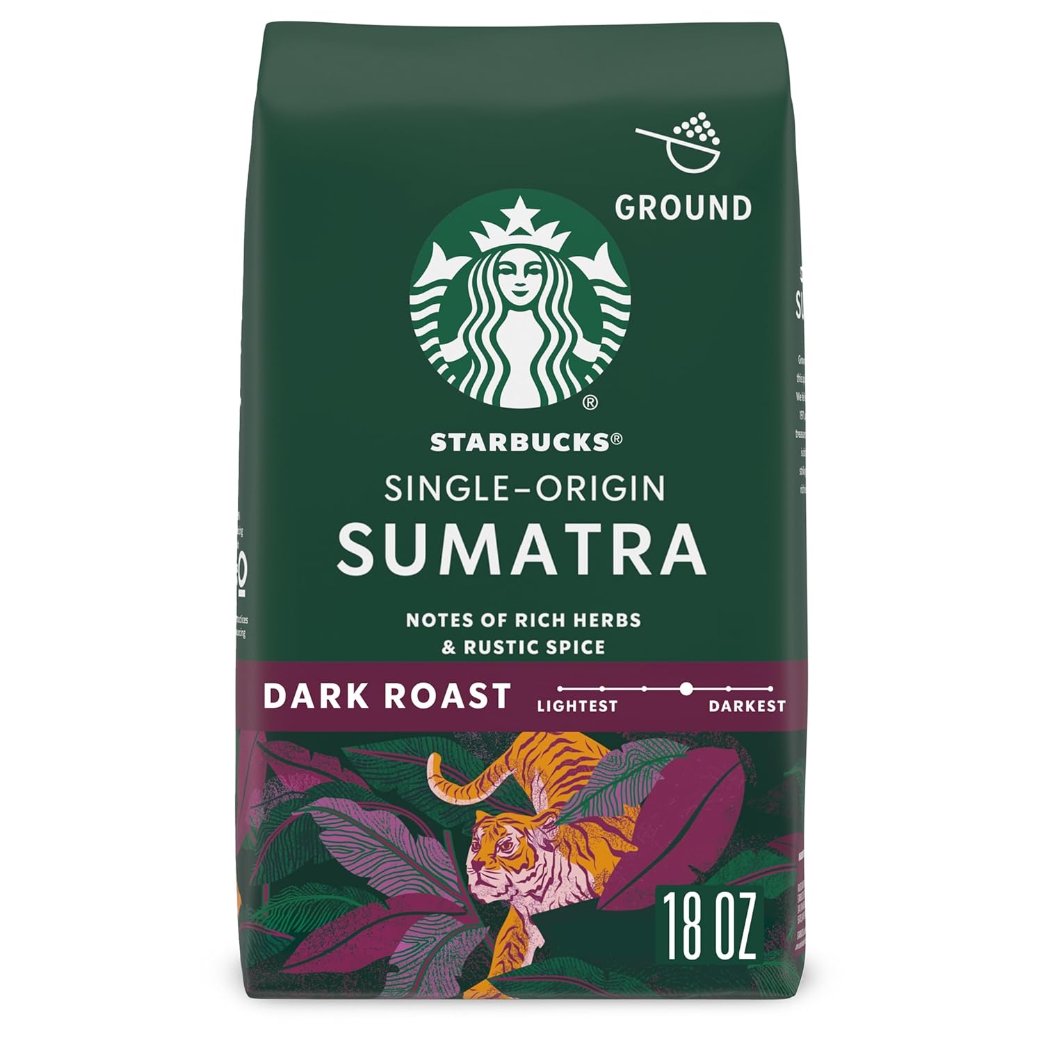 Starbucks Ground Coffee, Dark Roast Coffee, Caffè Verona, 100% Arabica, 1 bag (28 oz)