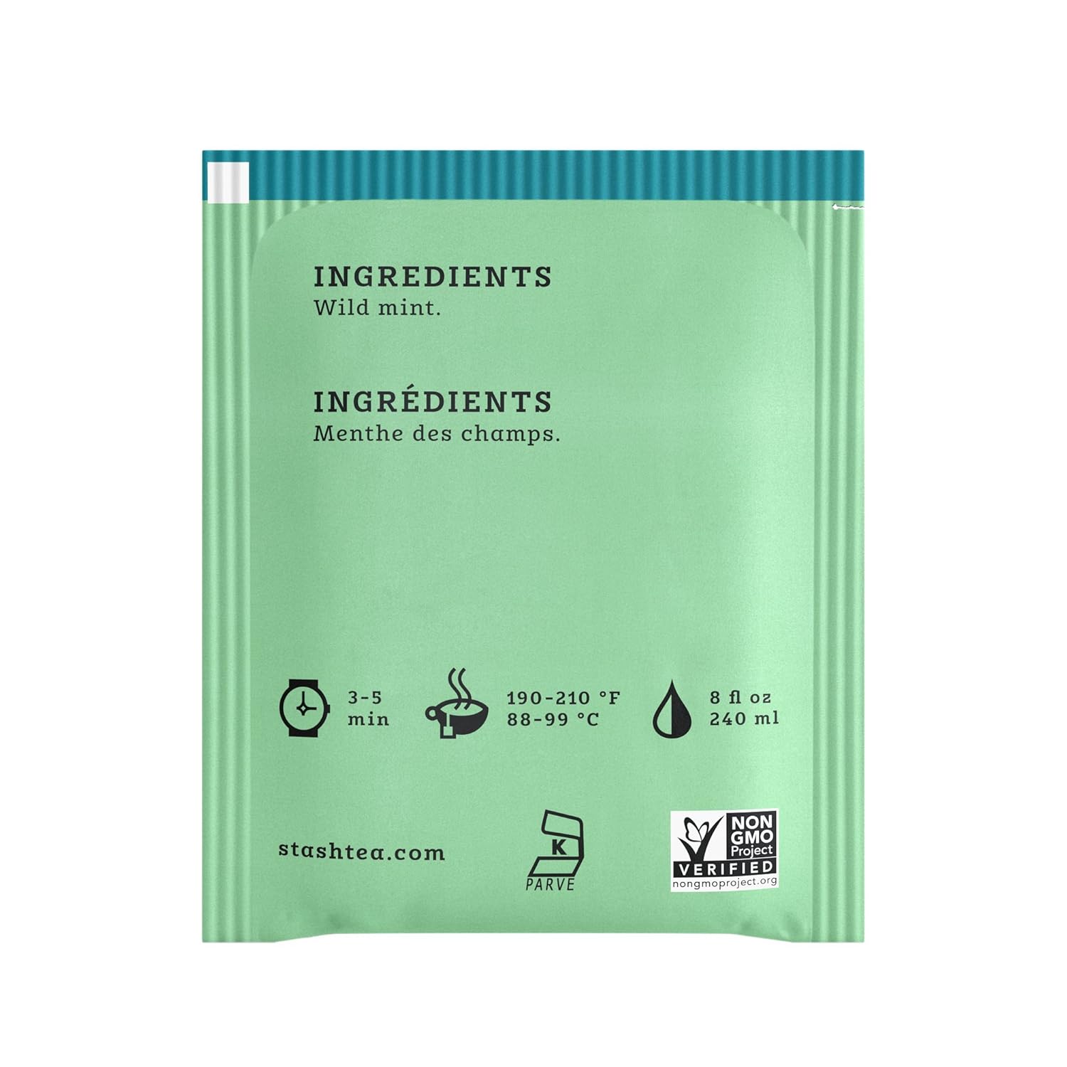 Stash Tea Double Bergamot Earl Grey Black Tea, Box of 100 Tea Bags