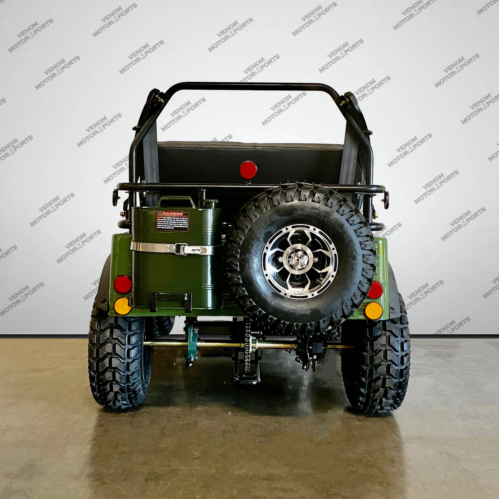 Venom Mini Jeep | 125cc | 2 Seater | Willys Edition | 3 Speed