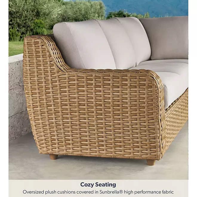 2025Athena 7-Piece Sectional with Firepit