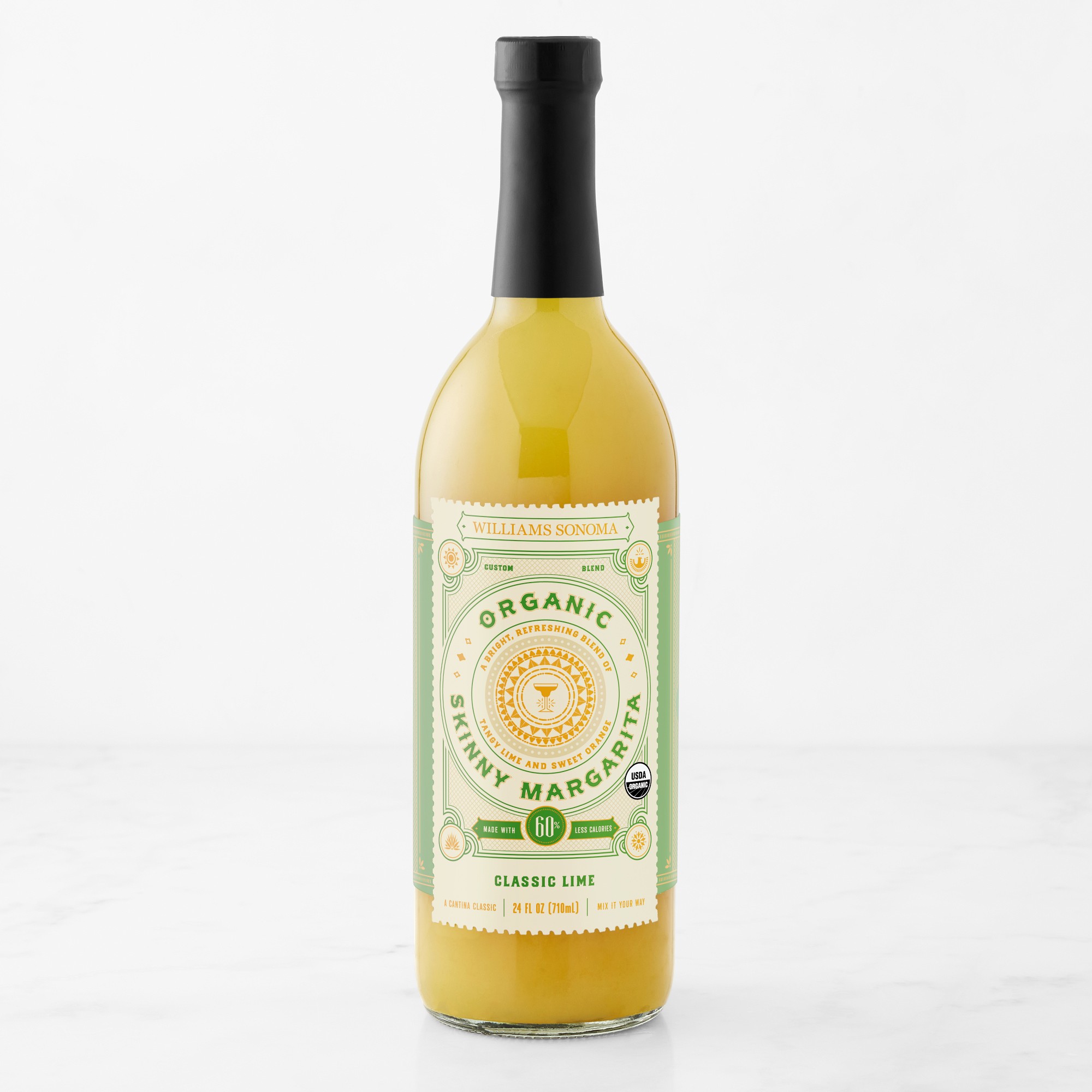 Williams Sonoma Skinny Organic Margarita Mix, Classic Lime