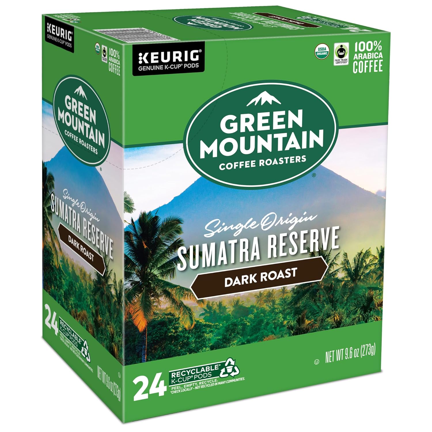 Green Mountain Coffee Roasters Dark Magic Keurig Single-Serve K-Cup Pods, Dark Roast Coffee, 72 Count (6 Packs of 12)