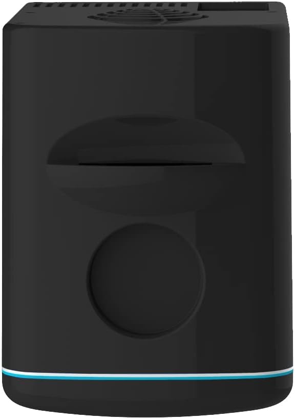 Frigidaire Mini Portable Compact Personal Fridge Cooler, 4 Liter Capacity Chills Six 12 oz Cans, 100% Freon-Free & Eco Friendly, Includes Plugs for Home Outlet & 12V Car Charger – Black