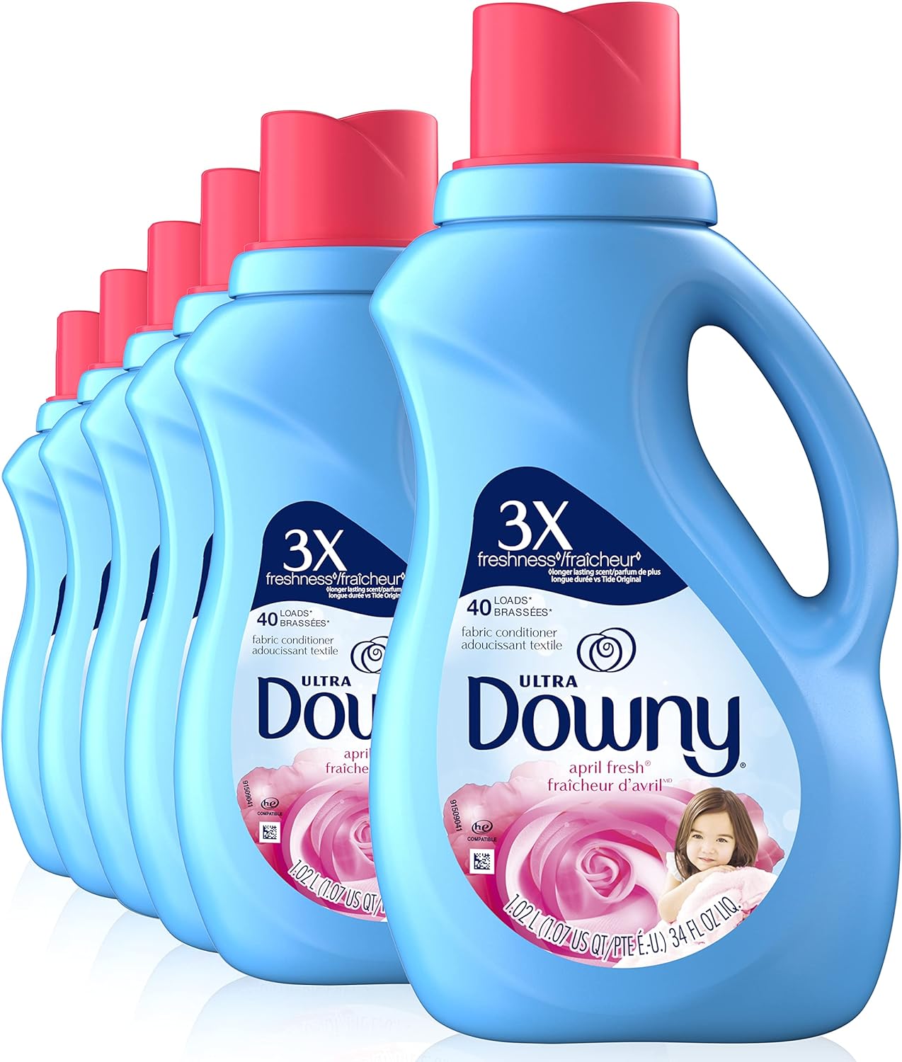 Downy April Fresh Liquid Fabric Conditioner (Fabric Softener), 10 FL OZ