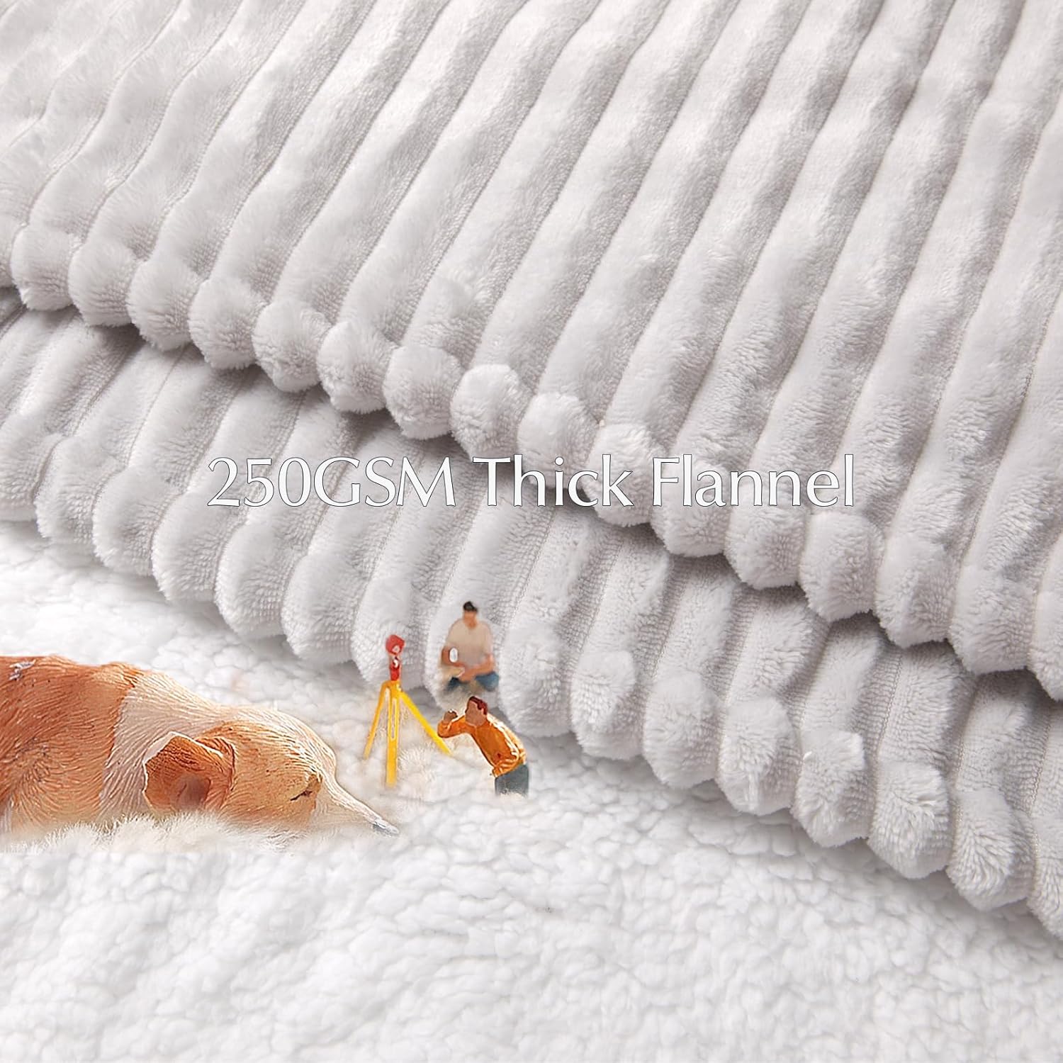 Heated Blanket Throw Size, Soft and Cozy Electric Heating Blanket for Bed, Automatic Safety System 6 Heating Levels & 4 Hours Auto-Off, 50