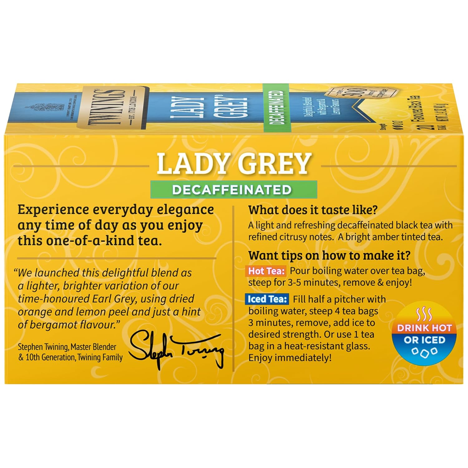 Twinings English Breakfast Black Tea Individually Wrapped Bags, 100 Count (Pack of 1), Smooth, Flavourful, and Robust, Caffeinated, Enjoy Hot or Iced | Packaging May Vary