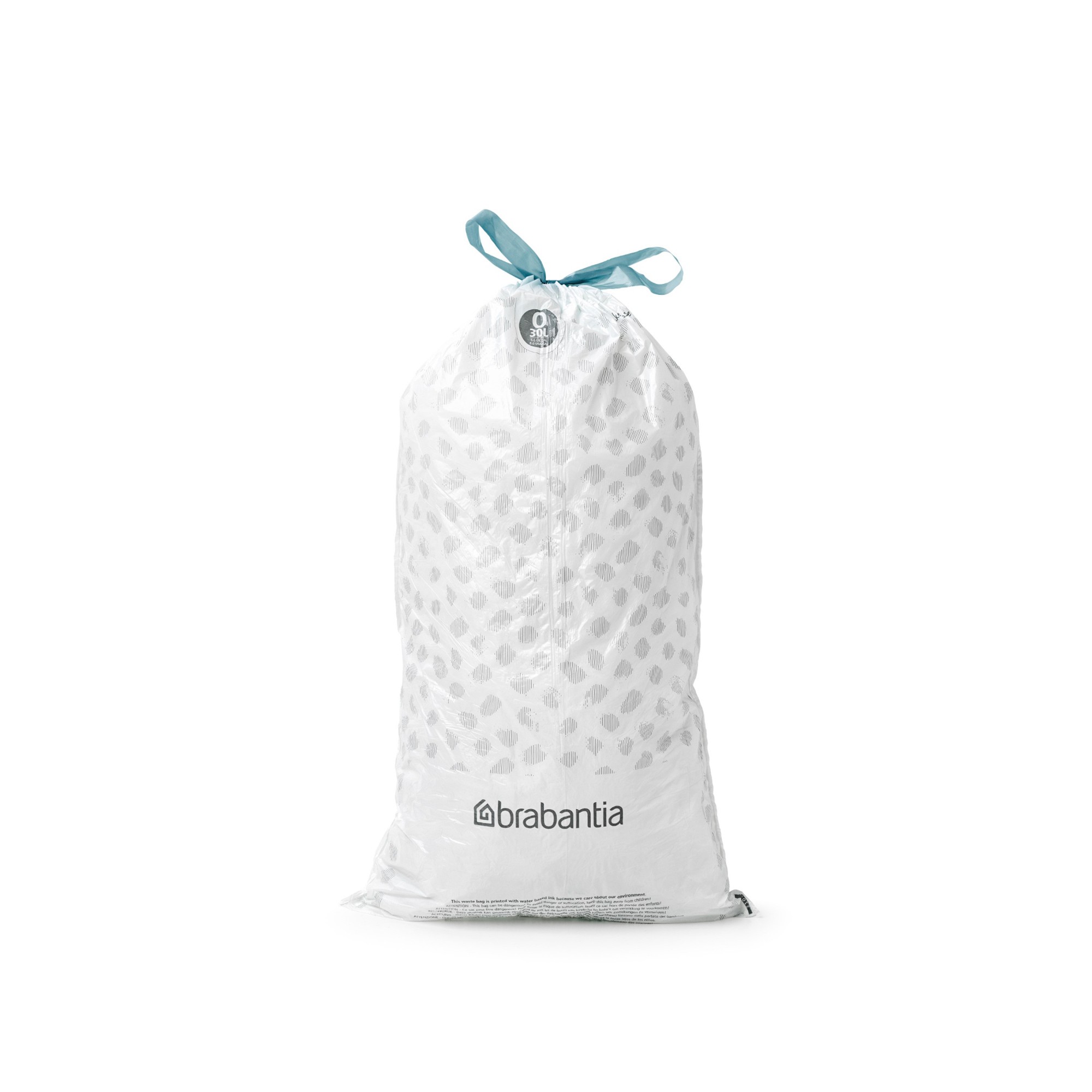 Brabantia PerfectFit Trash Bags, Code O, 8 Gallon (30L), 120-Count