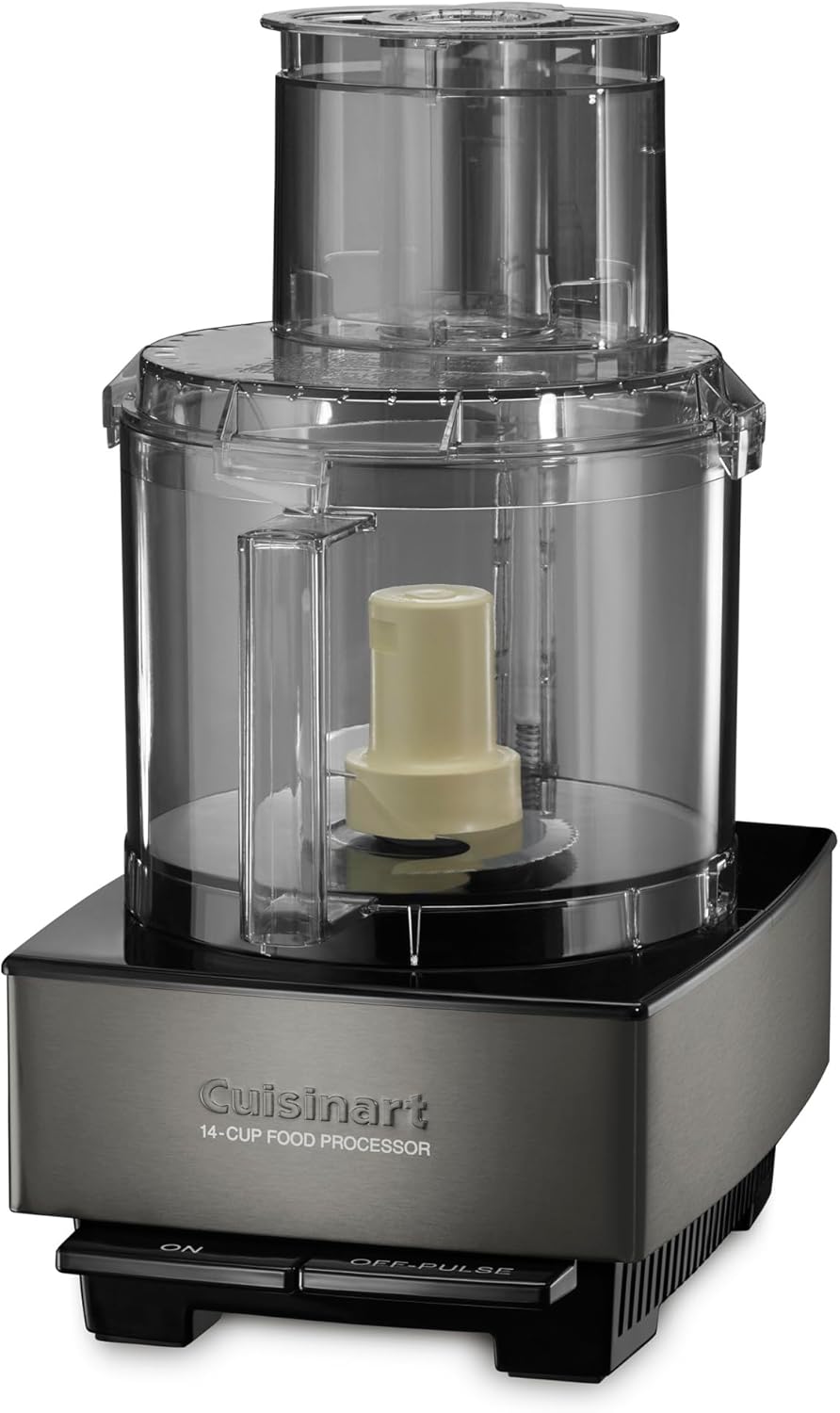 Cuisinart Food Processor 14-Cup Vegetable Chopper for Mincing, Dicing, Shredding, Puree & Kneading Dough, Stainless Steel, DFP-14BCNY