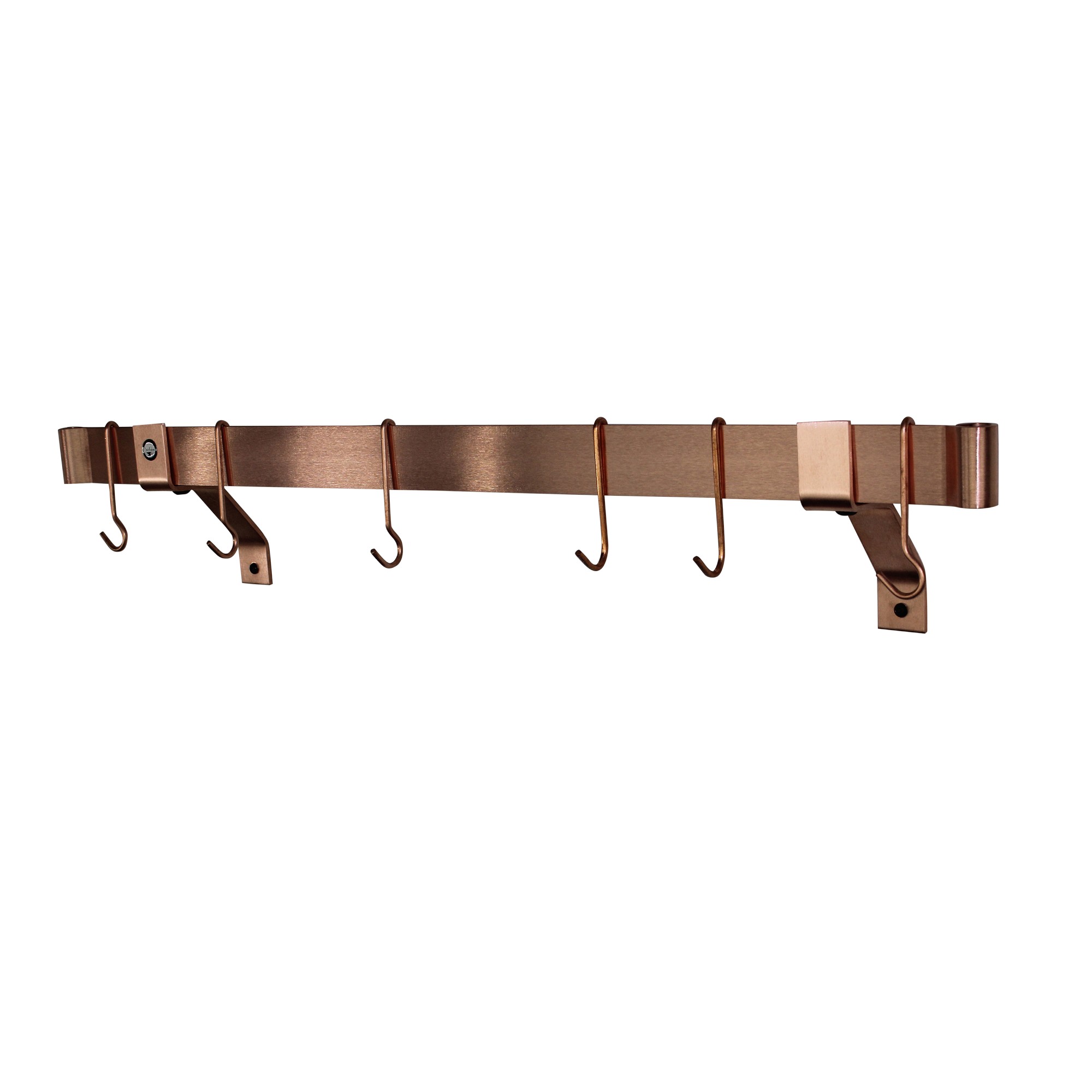 Enclume  Rolled-End Bar Wall-Mounted Pot Rack