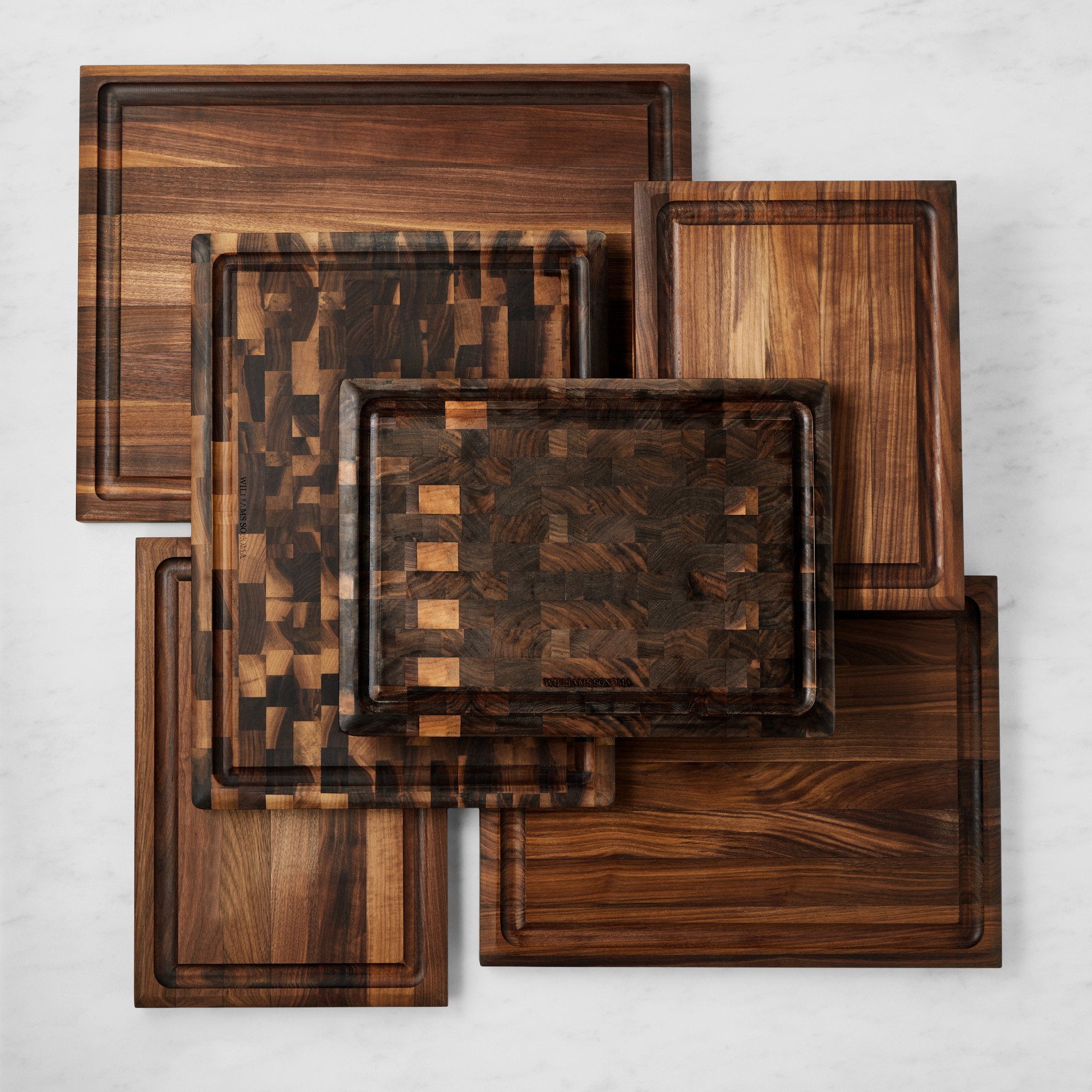 Williams Sonoma Edge-Grain Cutting & Carving Board, Walnut