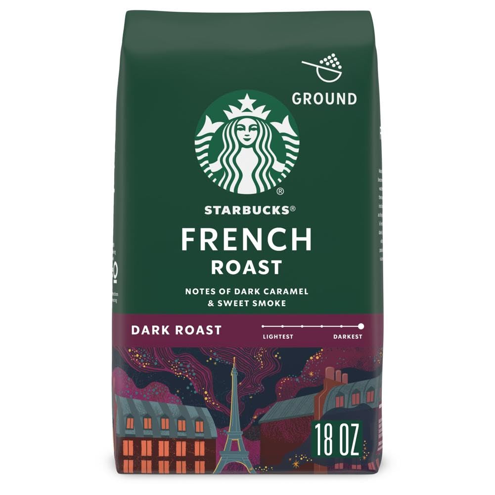 Starbucks Ground Coffee, Dark Roast Coffee, Caffè Verona, 100% Arabica, 1 bag (28 oz)