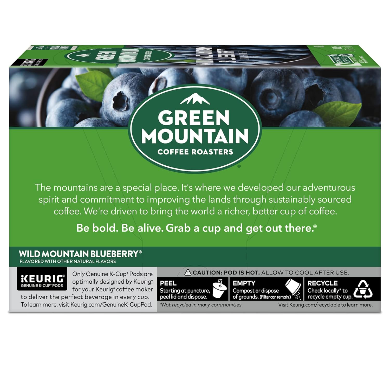 Green Mountain Coffee Roasters Caramel Vanilla Cream Keurig Single-Serve K-Cup pods, Light Roast Coffee, 72 Count (6 Packs of 12)