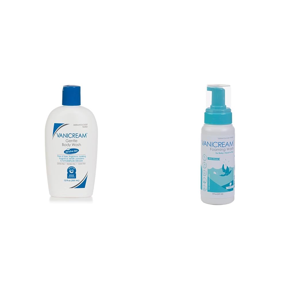 Vanicream Gentle Body Wash -12 fl oz - Formulated Without Common Irritants for Those with Sensitive Skin