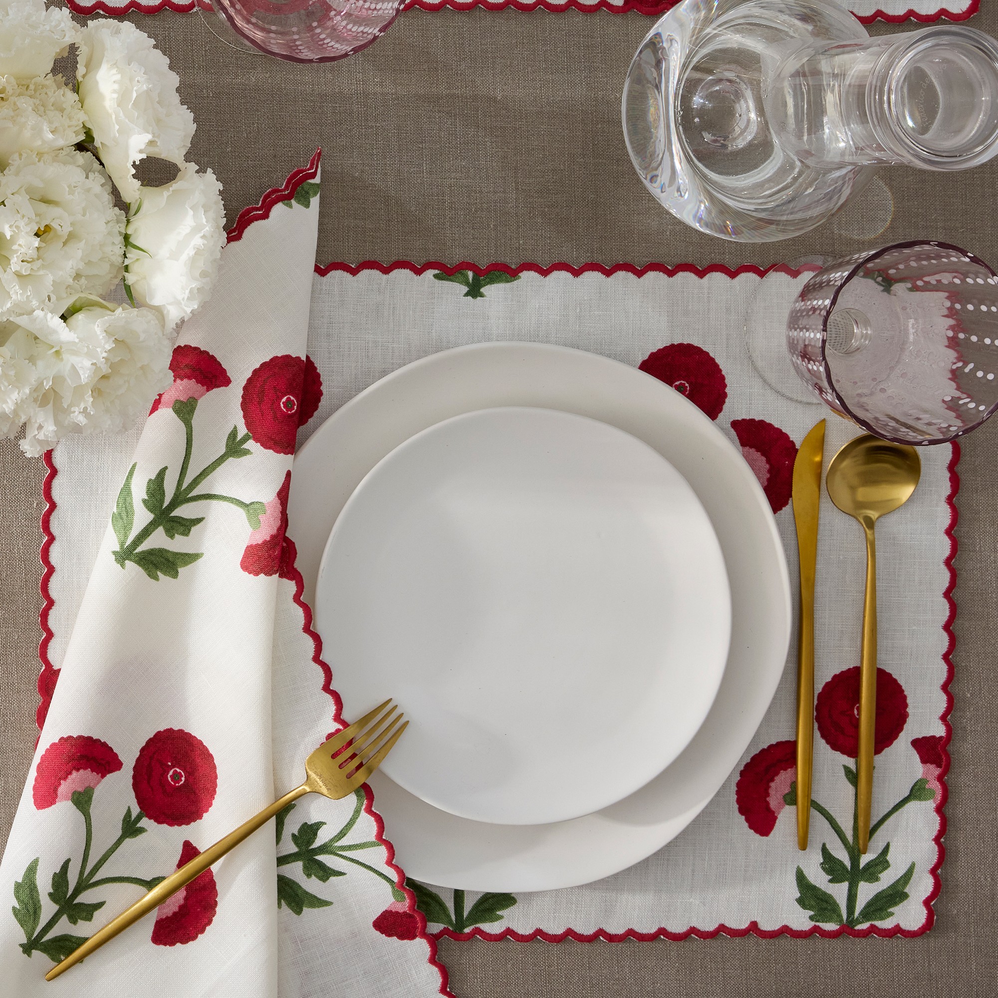 Matouk Schumacher Gisele Placemats, Set of 4