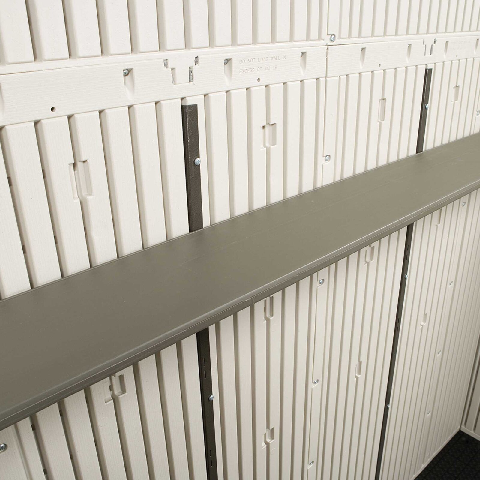 Side Entry 15 ft. W x 8 ft. D Plastic Storage Shed