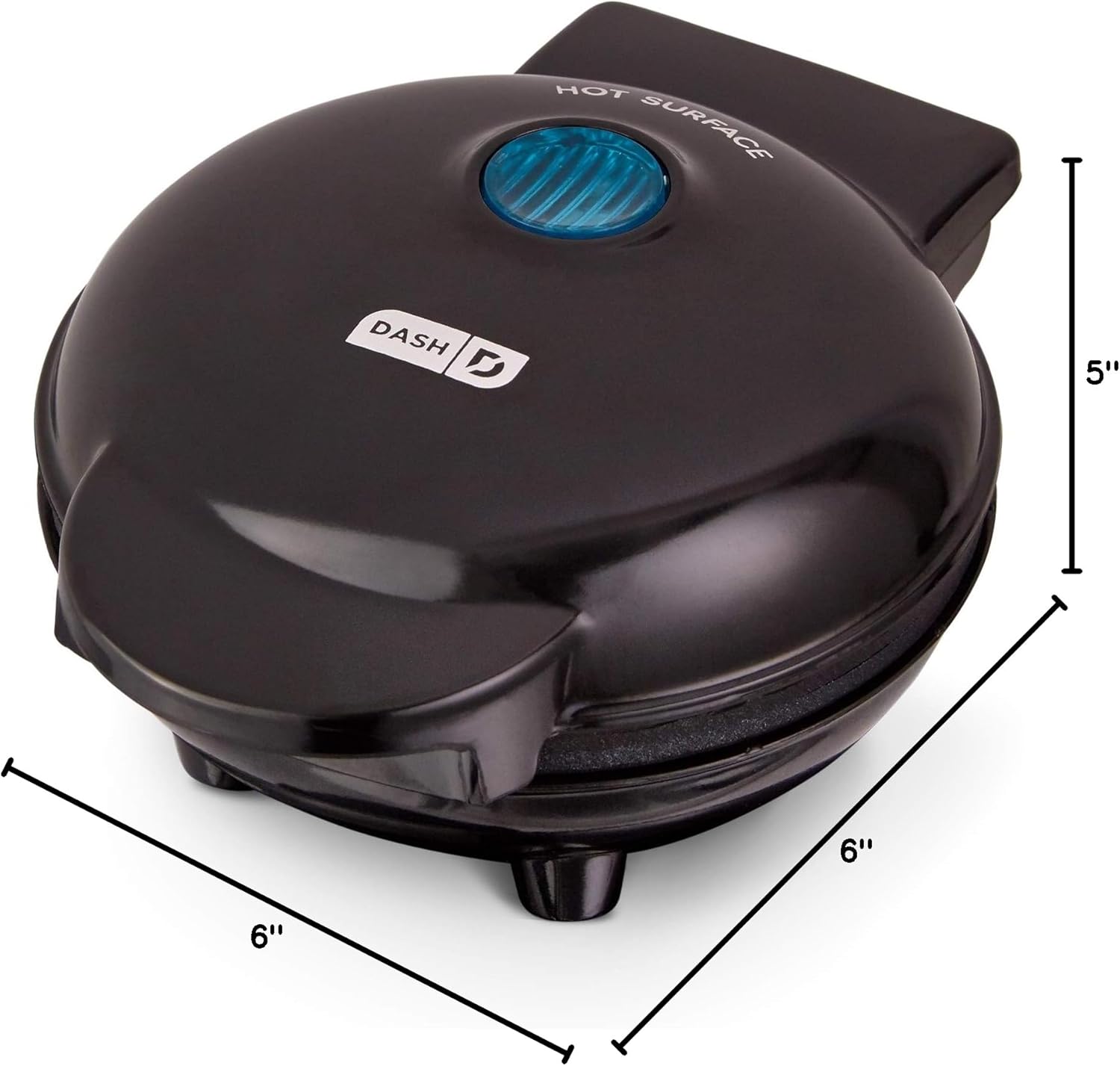 Dash Mini Maker Portable Grill Machine + Panini Press for Gourmet Burgers, Sandwiches, Chicken + Other On the Go Breakfast, Lunch, or Snacks with Recipe Guide - Aqua