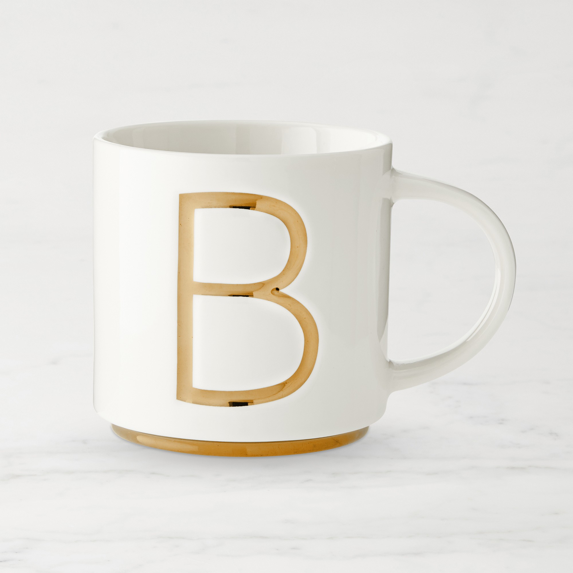 Gold Monogram Mug