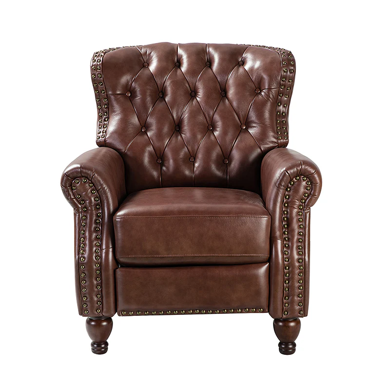 Gabrielle Genuine Leather Oversized Recliner